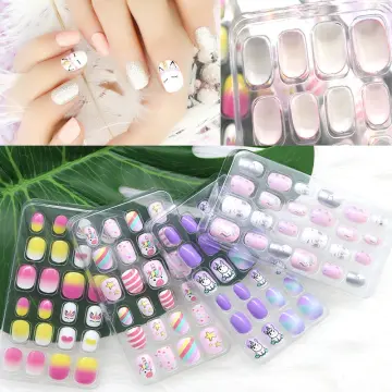 How to apply hello love press on nails with nail stickers. #hellolovenails  #pressonnails - YouTube
