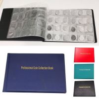 【CC】◐¤  Coins Storage Album Collection Book 10 Pages 240 Pockets Transparent Multi-purpose Commemoration Supplies