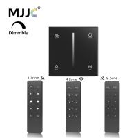 ♧☄ DC12V-24V LED Dimmer Switch Wall Mount Touch Panel Control Remote Single Color LED Strip Lights Dimming Controller 4CHx3A T1-1