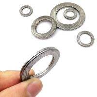 1/5/10pcs M3 M4 M5 M6 M8 M10 M12 to M30 304 Stainless Steel DIN25201 Double Deck Wedge Self Locking Washer Gasket Loose Proof