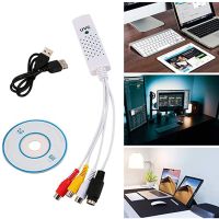 1Set Portable USB 2.0 Video Capture Adapter VHS to DVD Audio Video Capture Card for Win7/8/Vista DQ-Drop Adapters Cables