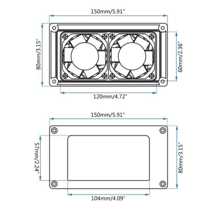 ติดตั้งง่ายระบายอากาศช่องแอร์ข้างสำหรับคาราวานขนาดเล็ก12v-6w-สำหรับคาราวานขนาดเล็ก