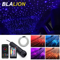 12V 6W RGB Car Roof Star Light LED Fiber Optic Light Bluetooth APP Music Control 2M 0.75mm 150~450pc Starry Sky Effect Light Kit