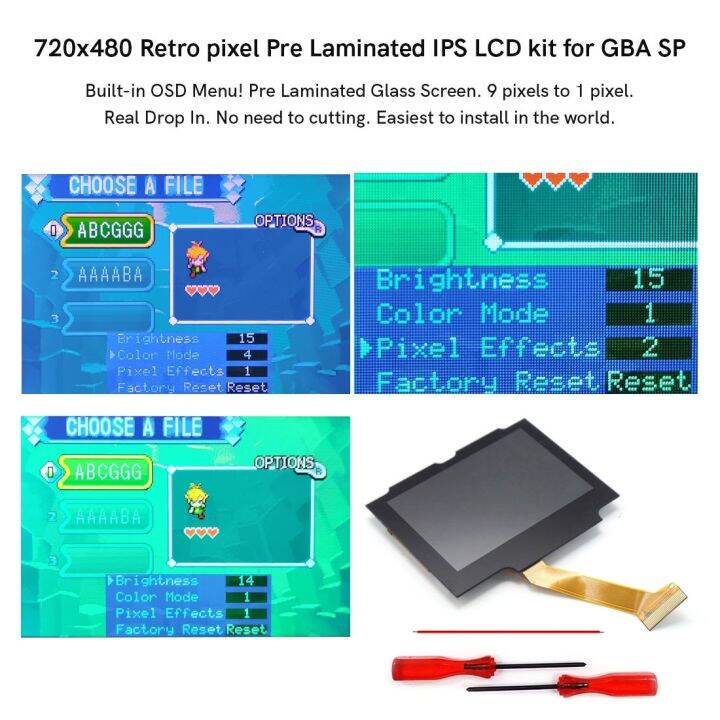 v5-hd-gba-sp-ips-drop-in-pre-laminated-lcd-kits-screen-for-gameboy-advance-sp-black-red-white-len-housing-shell