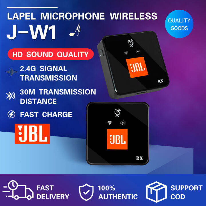 JBLshure Wireless lapel Microphone Interview Lavalier Mic for Phone