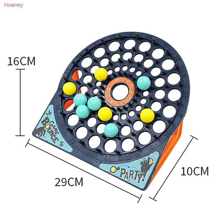 hooney-เกมกระดานบอลฟิตเนสเกมลูกบอลเด้งดึ๋งแบบพกพาตลกสำหรับการแข่งขันที่สนุกสนานบอลตั้งโต๊ะของขวัญวันเกิดคริสต์มาสเกมสำหรับเด็ก