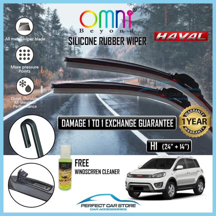 Haval H1 Omni Beyond HYBIRD Rubber Wiper Blade (1 Set) | Lazada