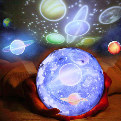 Star Projectors for Home LED desk lamp Night Light Colorful Rotating birthday Chrismas new year gift kid Bedroom home planetariu