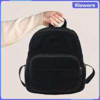 Kloware Tas Ransel Anak Perempuan ผ้าลูกฟูกแฟชั่นลำลองสำหรับของขวัญวันเกิดกระเป๋าเป้ตกปลา