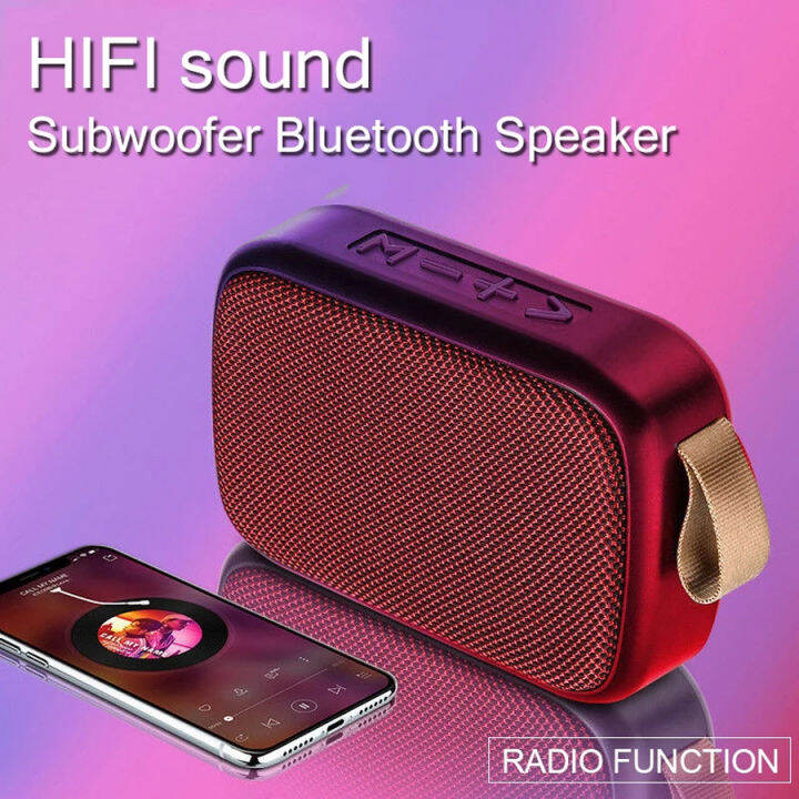 Mini Radio FM Portable Wireless Caixa De Som Bluetooth Speaker Music Sound Box Blutooth For