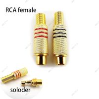 6pcs/lot RCA Female Connector Plug Solder Type Audio Video Jack Adapter Connectors Adapter for RCA Cable Video WB15TH