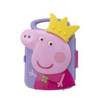 Peppa Pig Beauty Parlour ของเล่นเด็ก ของเล่นเป๊ปป้าพิก เซตอุปกรณ์ทำผม เครื่องประดับ ไดร์เป่าผมแบบใช้แบตเตอรี่ ที่หนีบผมตรง หวี ลิปสติก กิ๊บติดผม และแปรง อุปกรณ์เสริมทั้งหมดจัดเก็บไว้ในเคสอย่างเรียบร้อย