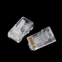 [HOT HAIXWLXKWW 589] Kebidu 30ชิ้นที่มีคุณภาพสูงหัว RJ45 RJ-45 CAT5 CAT6 Modular เสียบอีเธอร์เน็ตเชื่อมต่อแข็งหรือควั่น8 Pins สายเคเบิลเครือข่าย