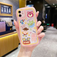 เคสป้องกันเลนส์เต็มรูปแบบสำหรับ S23 Samsung Galaxy S22อัลตร้า S21และ S20 FE Toy Story Winne ขอบคลื่น