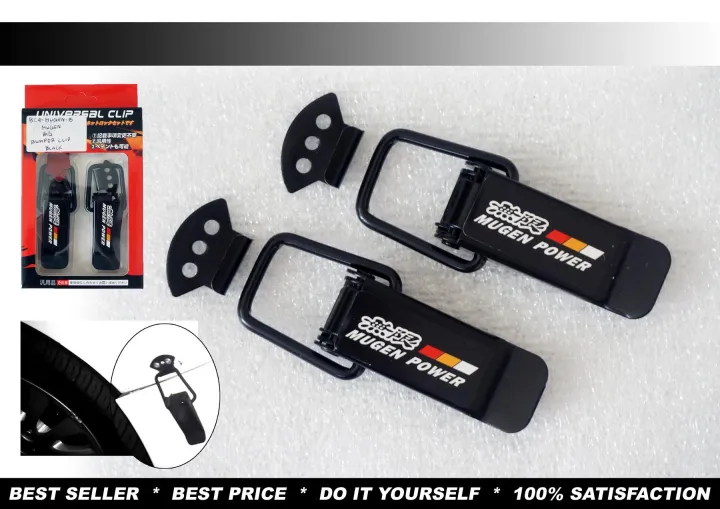 Mugen Power Universal Quick Release Bumper Clip Black Lazada PH