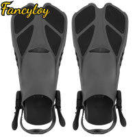 Fancytoy ครีบดำน้ำว่ายน้ำว่ายน้ำดำน้ำ,2ชิ้นปรับตีนกบดำน้ำนุ่มส้นเปิด TPR ยาวครีบดำน้ำ