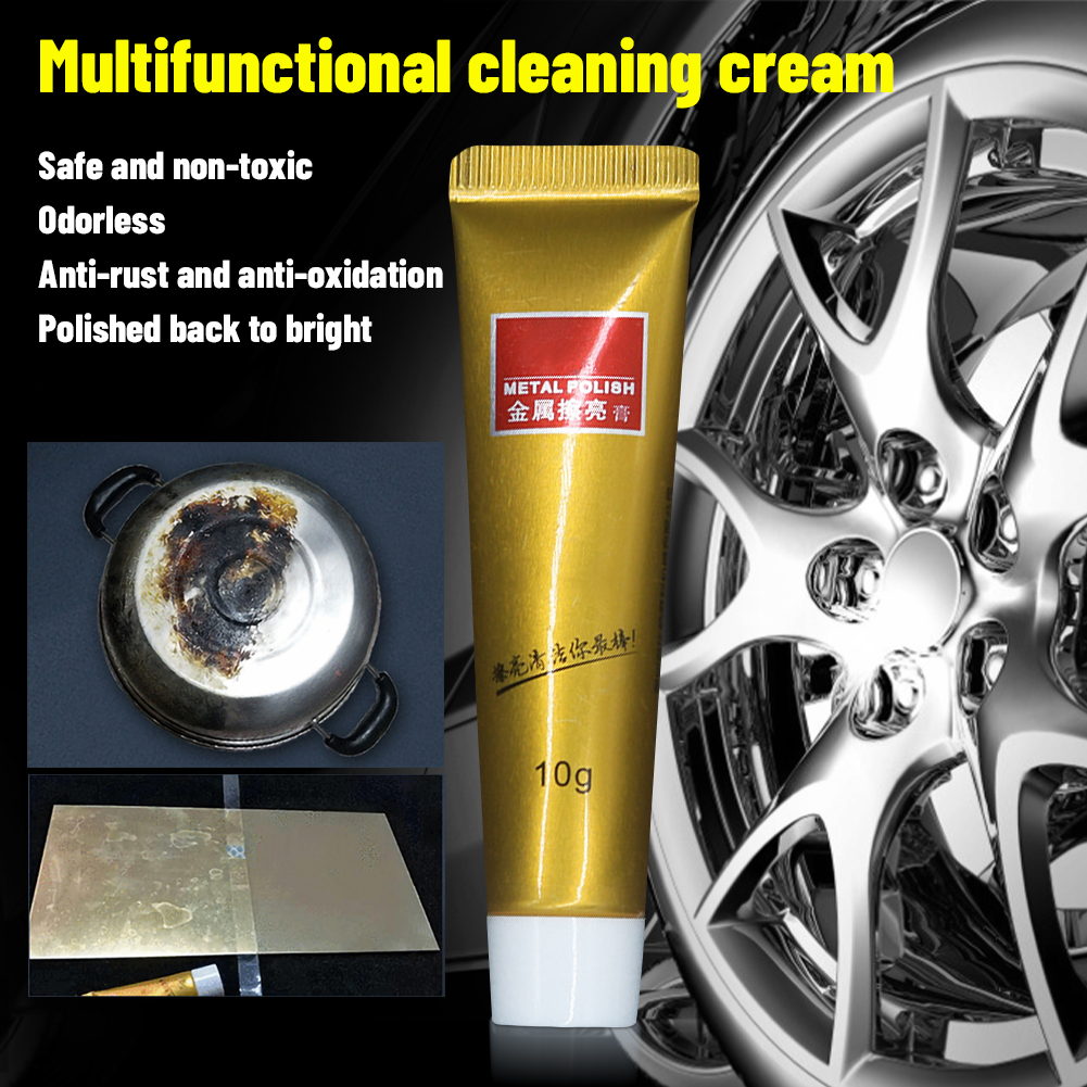 2Pcs Ultimate Metal Polish Cream 10g Multifunctional Cleaning Cream Metal Polish 