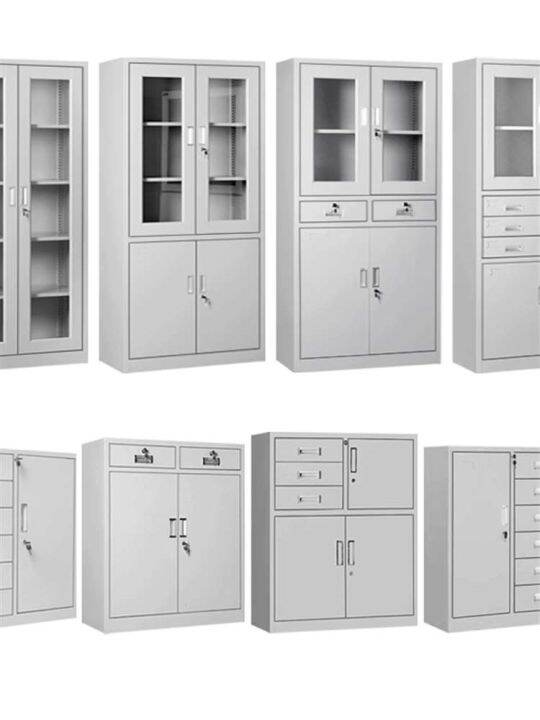 Steel laboratory instrument file storage containers, office