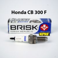 หัวเทียน BRISK X-Line 4 เขี้ยว แกนเงิน Honda CB 300 F Spark Plug (8X21ROA) รองรับทุกน้ำมัน Made in EU