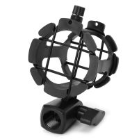 NB04 Bearable Handheld Condenser Microphone Shock Mount Clip Mic Holder Stand