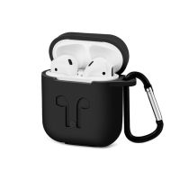 Hot Selling! Anti-Lost Soft Silicone Case For Airpods 1 2 Earphone Cases With Hook Cover Wireless Bluetooth-Compatible Charging Box Bags