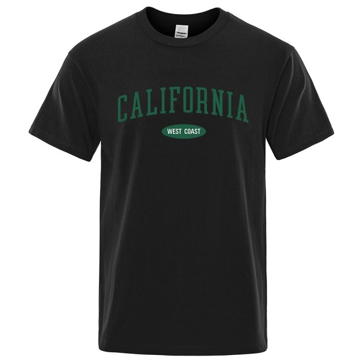 California West Coast Street Hip Hop Letter T-Shirt Female Loose