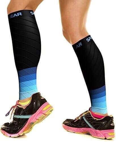 calf-sleeves-ปลอกขาใส่วิ่ง-ปลอกขาฟุตบอล-ปลอกขายาว-ปลอกขาแบบยาว-ปลอกขากันแดด-uv-ปลอกขา-ปลอกรัดน่อง-ถุงเท้ายาว-มี-2-สี-t0265-t0322