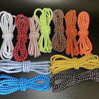 ◘✚ 3mm Latex Elastic Rope Reflective Elastic Rope For Round Shoe laces Boots and Sneaker Shoelace DIY Garment Accessories 135CM