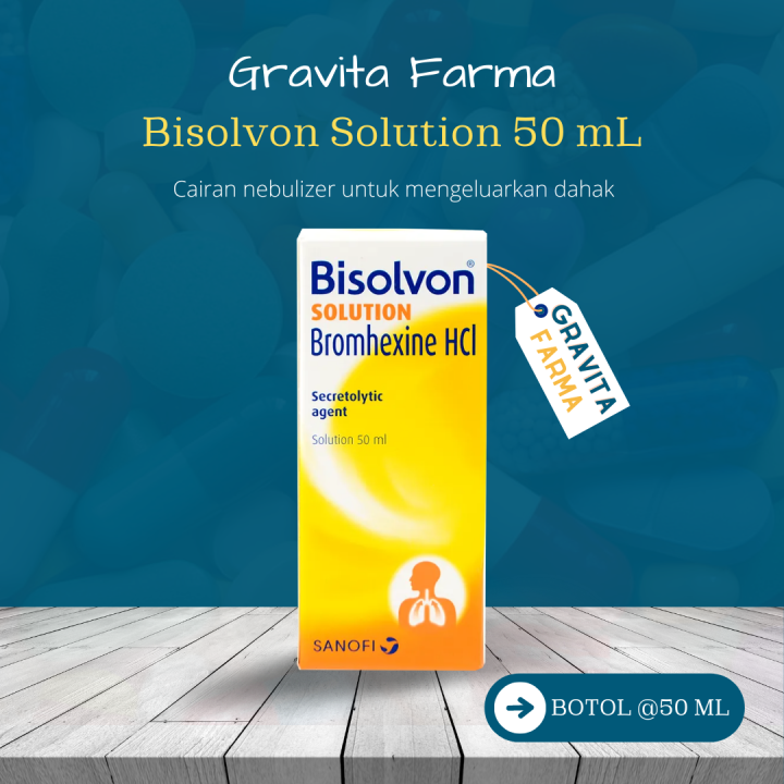 Bisolvon Solution 50 ML - Cairan Nebulizer | Lazada Indonesia