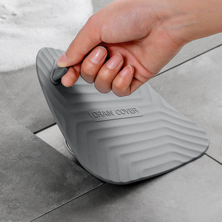 READY STOCK Silicone Floor Drain Cover, Bathtub Drain Cover, Square