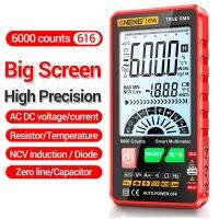 ZZOOI 616 Multimeter Large Screen Backlight Multímetro Digital Intelligent Multimeter 6000 Counts Portable Multímetro AC/DC Test Tool