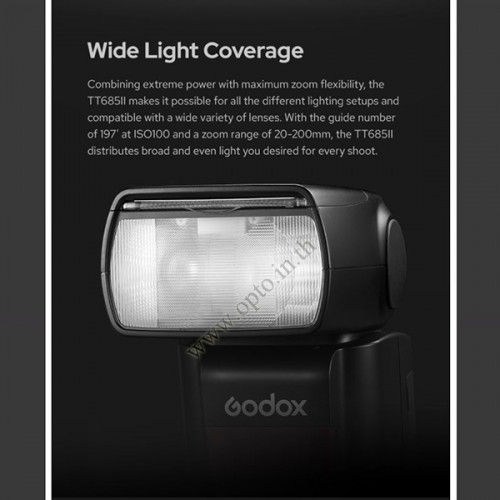 godox-tt685ii-n-camera-flash-speedlite-2-4g-hss-1-8000s-ttl-gn60-flash-for-nikon-camera-tt685-ประกันศูนย์opto