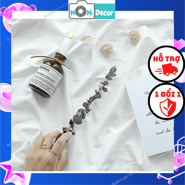 Chụp ảnh của bạn sẽ trở nên tuyệt vời với phông trắng chụp ảnh này. Lớp nền trắng tạo ra sự đơn giản và tinh tế, giúp chú trọng vào chi tiết và mang lại các bức ảnh sắc nét.