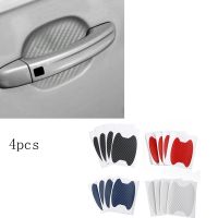 【cw】 CHIZIYO 4PCS/Lot Carbon Car Door Handle Protection Film Anti Paint Scratch