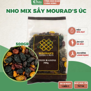 Nho Khô 3 Màu Mourad Úc 500g Nho mix từ nho vàng, nho đen và nho đỏ sấy khô