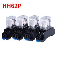 220/240V คอยล์8pin 10a Ac รีเลย์ไฟฟ้า Ly2nj Hhc68a-2z Hh62p พร้อมหลอดไฟอะแดปเตอร์8pin รีเลย์ขนาดเล็ก