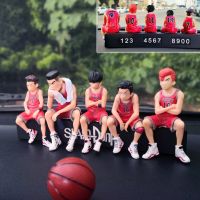 8CM PVC Anime Basketball Player Doll Car Ornaments Cartoon Character Model Auto Console Decorations Parking Sign Car Accessories