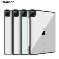 Oce Suaiลูกแก้วเคสแท็บเล็ตสำหรับ iPad Pro 11 12.9เคส2021บางพิเศษกันกระแทกฝาหลังใสสำหรับเคส iPad Pro 11นิ้ว