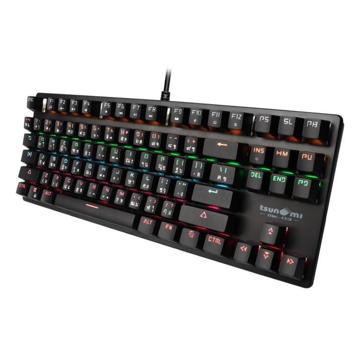 tsunami-outemu-mk-03-87-keys-professional-mechanical-gaming-keyboard-blue-switch-แป้นภาษาไทย-อังกฤษ-ของแท้-ประกันศูนย์-2ปี