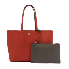 Lacoste Anna Reversible Tote Bag in Orange