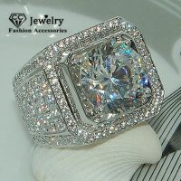 CC Men Ring Cubic Zirconia Luxury Jewelry Bridegroom Wedding Trendy Jewelry Engagement Party Gift Domineering Ringen CC804