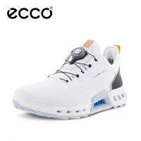 ECCOO Mens Shoes New Cowhide Breathable Leisure Sports Outdoor Lock Button Waterproof Golf Shoe