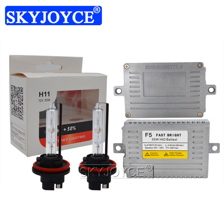 skyjoyce-ac-55w-xenon-hid-kit-dlt-f5-fast-start-slim-digital-xenon-ballast-h1-h7-h11-hb3-yeaky-35w-ไฟหน้ารถหมอก