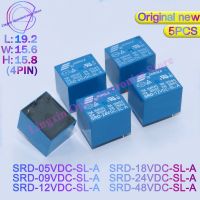 5Pcs/lot Power relay SRD 5v 12v 9v 18v 24v 48v DC -A 10A Relays 4Pin 1 Form A SRD-12VDC-SL-A SRD-24VDC-SL-A T73 100 Original New