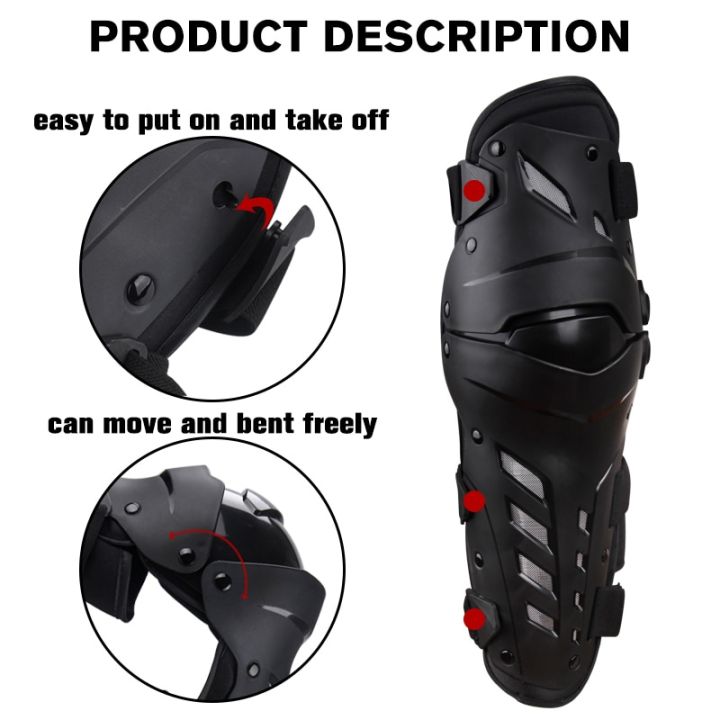 new-off-road-motocross-rider-protection-motorcycle-knee-pads-motorcyclist-riding-equipment-protective-knee-protector-uchoose-knee-shin-protection