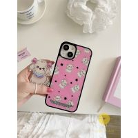 For เคสไอโฟน 14 Pro Max [Cute Puppy Pink] เคส Phone Case For iPhone 14 Pro Max Plus 13 12 11 For เคสไอโฟน11 Ins Korean Style Retro Classic Couple Shockproof Protective TPU Cover Shell