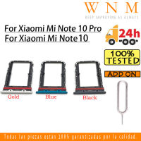 ใหม่สำหรับ Xiaomi Mi Note 10 Note 10Pro ถาดใส่ซิมการ์ดสำหรับ10Pro Note10 Note ที่ใส่ซิมช่องเสียบบัตรตัวอ่านกระเป๋าเก็บบัตรช่อง SD ส่วนอะไหล่อะแดปเตอร์