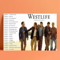 Westlife Bands โปสเตอร์ภาพวาดรูปกระป๋องป้ายดีบุกป้ายโลหะวินเทจ Hiasan Dinding Rumah โปสเตอร์โลหะ-Rr71