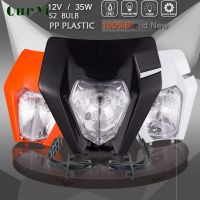 ☃ Motorcycle Headlight Headlamp Head Light Supermoto Fairing For KTM EXC SXF MX Dirt Bike Enduro Headlight Motorcycle Accessories