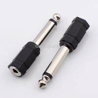 10pcs Jack 6.5mm To 3.5 Headset Adapter Plugs Jack 3.5 mm Holes Female To 6.5mm Male Mono Connector